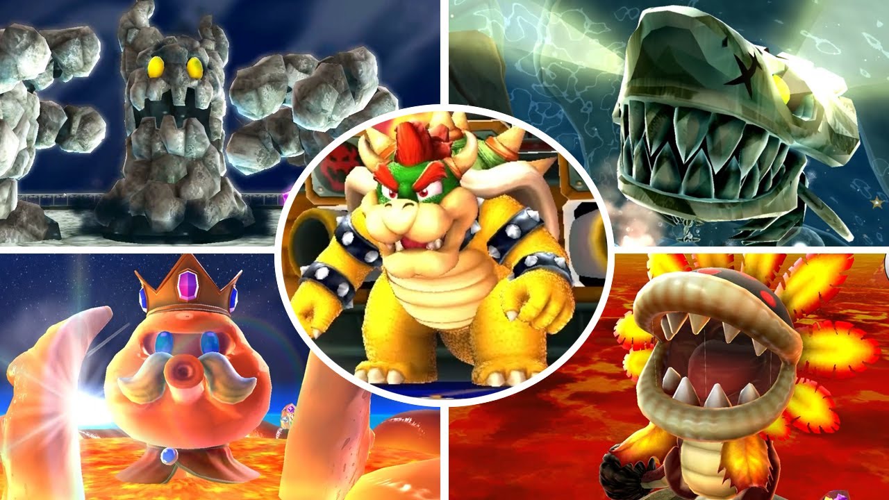 Super Mario Galaxy - All Bosses