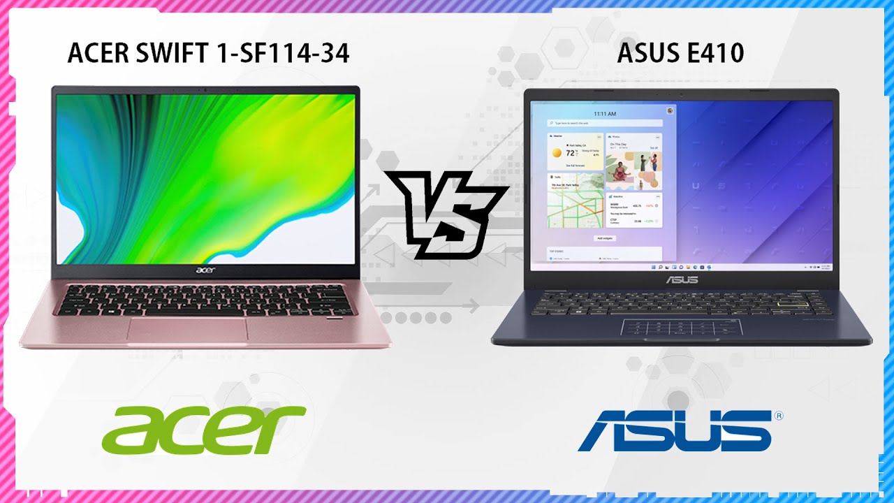 ASUS E410 VS ACER SWIFT 1 | BUDGET LAPTOPS