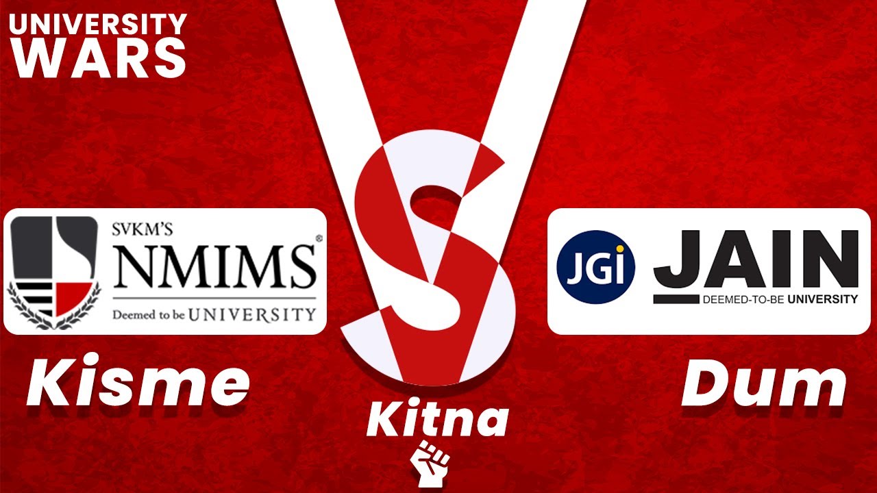 NMIMS Online VS Jain Online University: Top 2 University in India|Placement|Courses|Fees|Examination