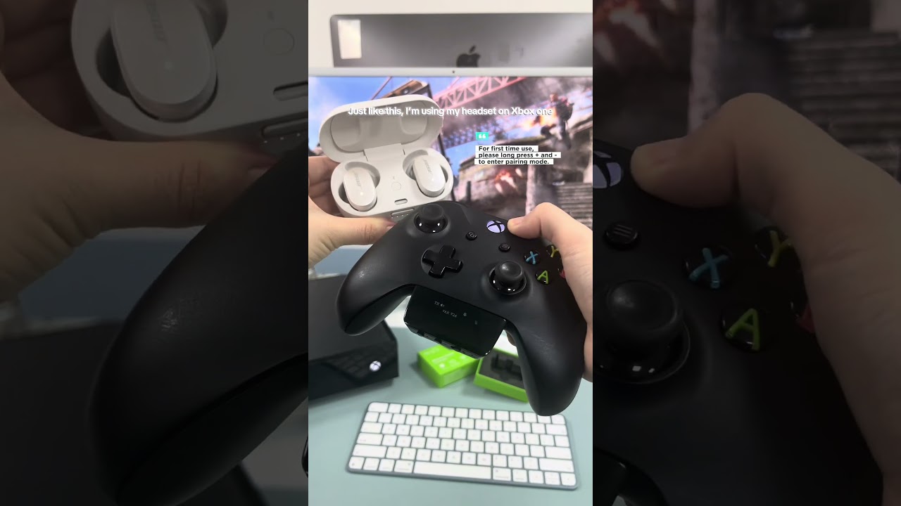 Bluetooth adapter. #gamers #xboxone #gamesetup #unbox