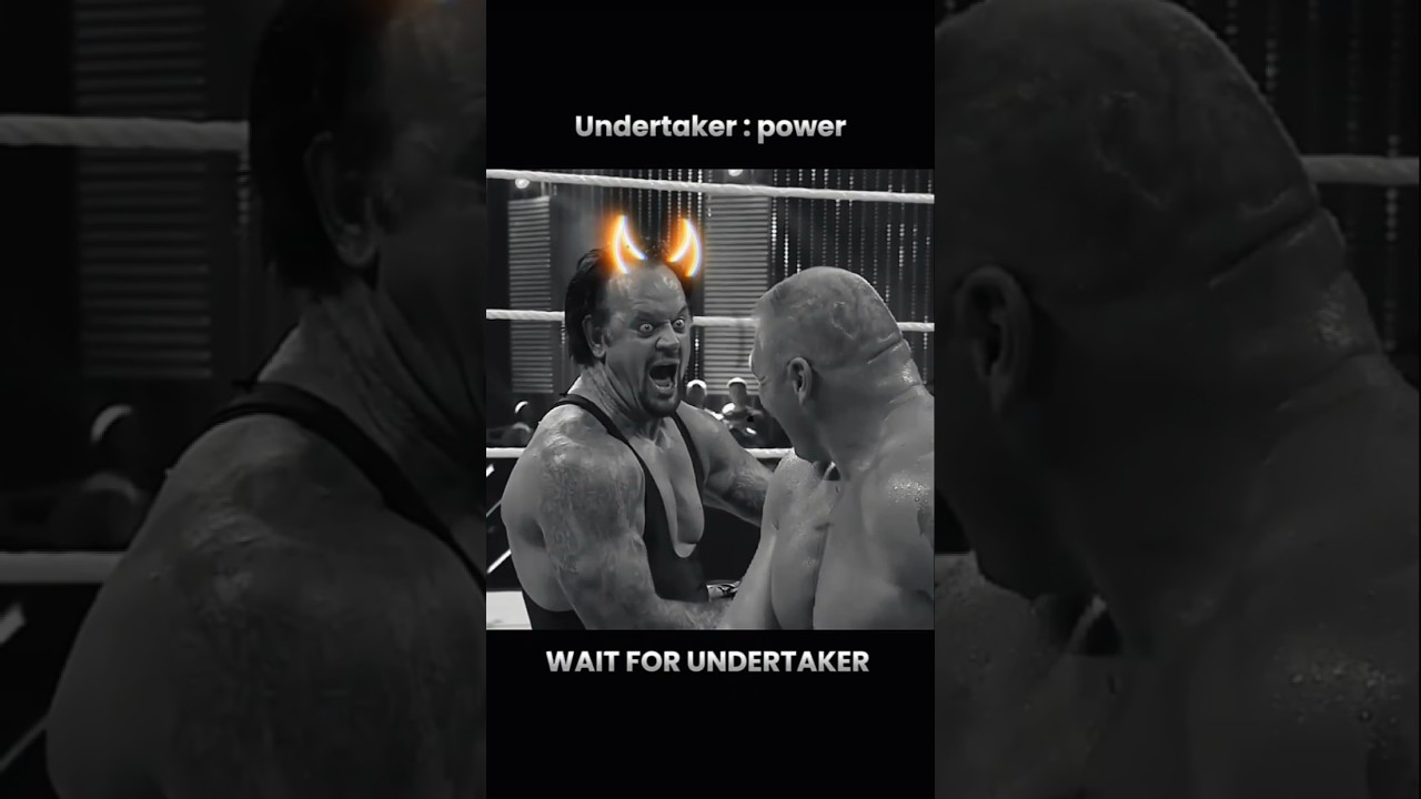 Kane Sacared but The Undertaker Attitude 👿#wwe