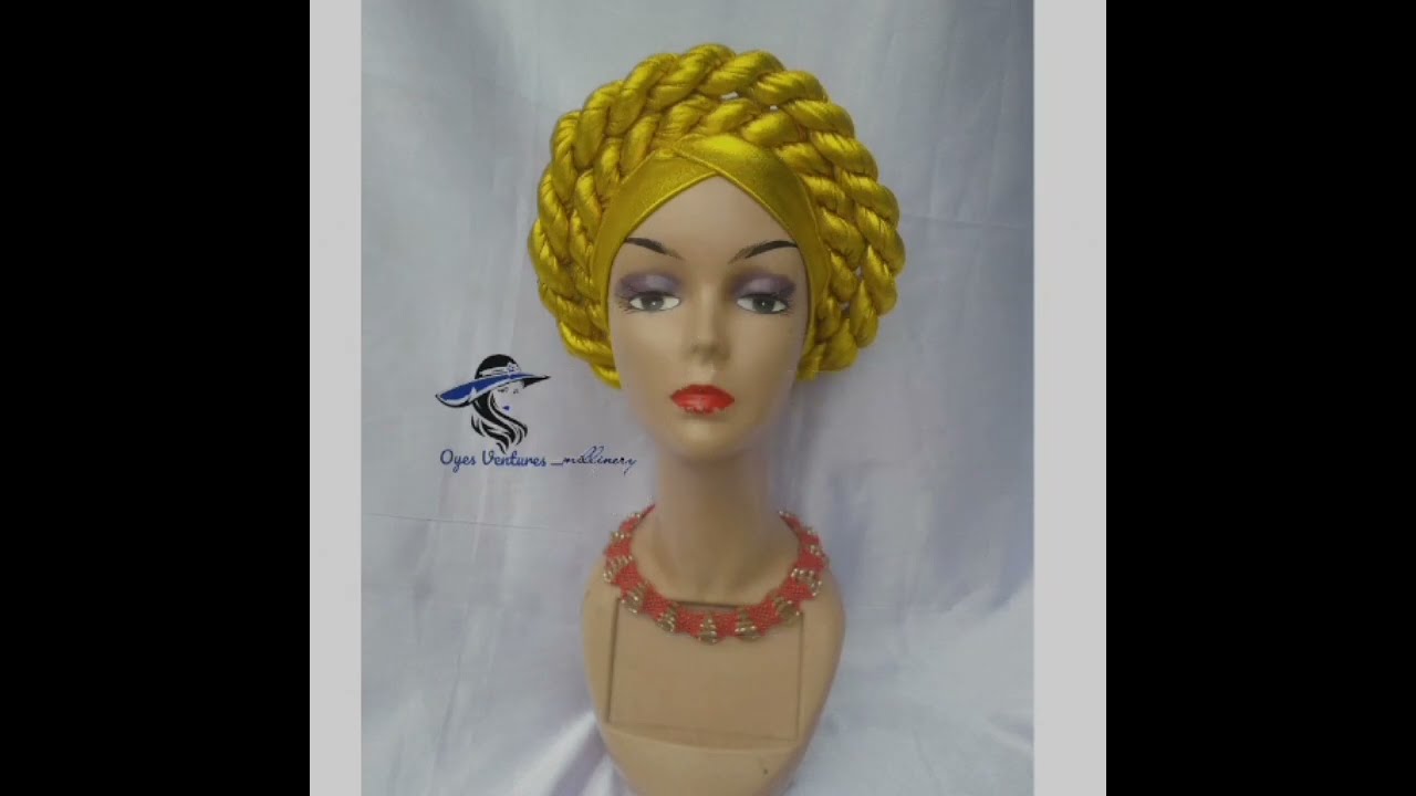 Double Layered Twisted Turban Gele
