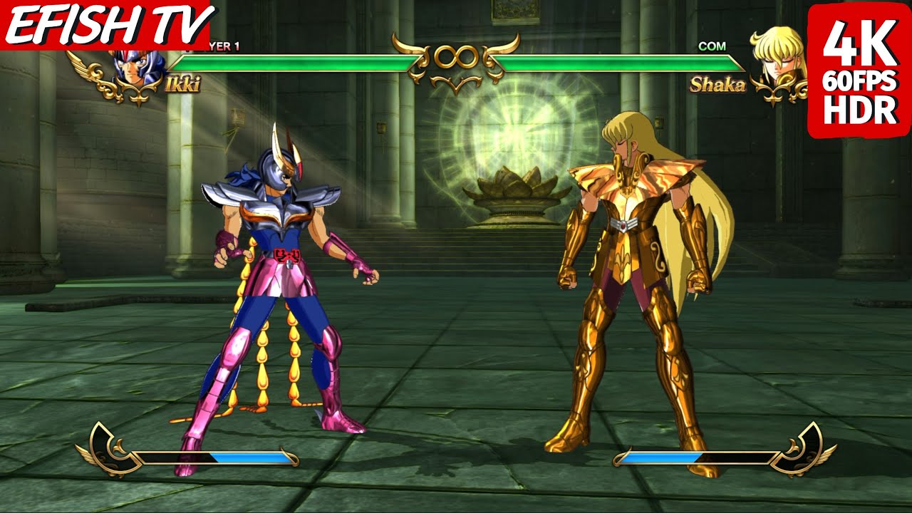 Phoenix Ikki vs Virgo Shaka (Hardest AI) - Saint Seiya: Soldiers' Soul