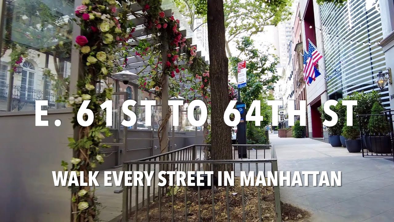 Walking Manhattan | East 61st to 64th Streets | Upper East Side