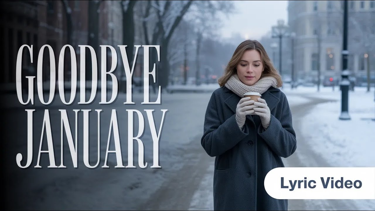 Goodbye January – The Lyrical Lanterns | Winter Reflection Pop (Official Lyric Video)
