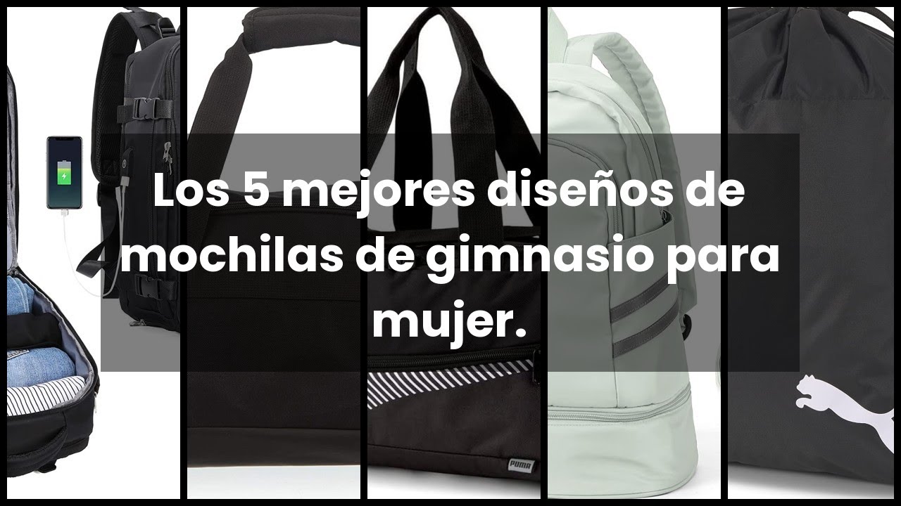 MOCHILA GIMNASIO MUJER: Los 5 mejores dise&ntilde;os de mochilas de gimnasio para mujer.