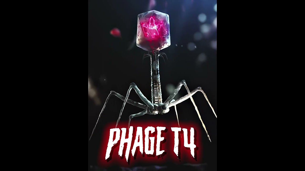 Phage T4: The Bacteria Killer #bacteria #science #biology #edit #virus #cell #phonk #death