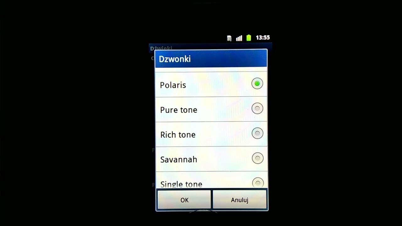 Samsung Galaxy Ace - Ringtones and SMS Tones