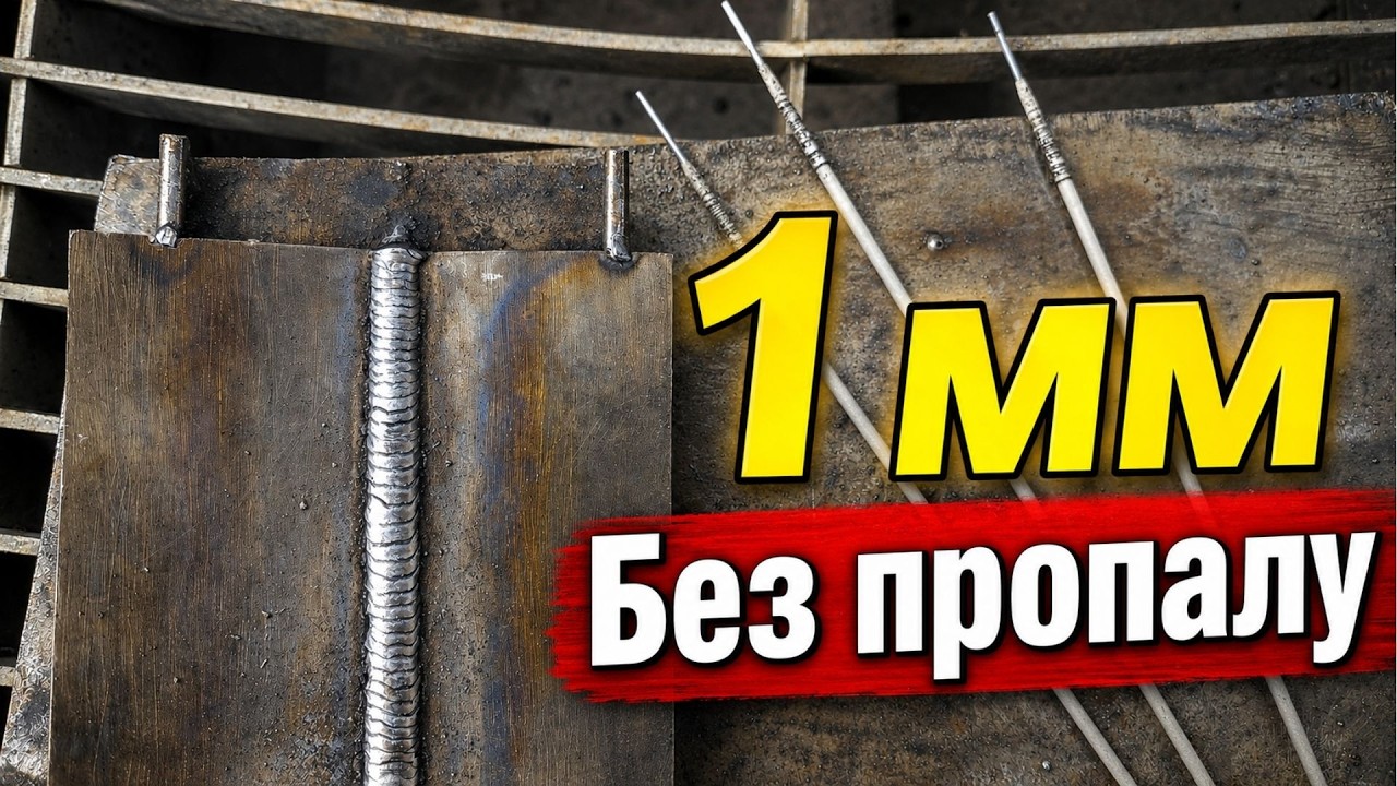 Зварювання тонкого металу 1 мм: як не пропалювати? Робоча схема!