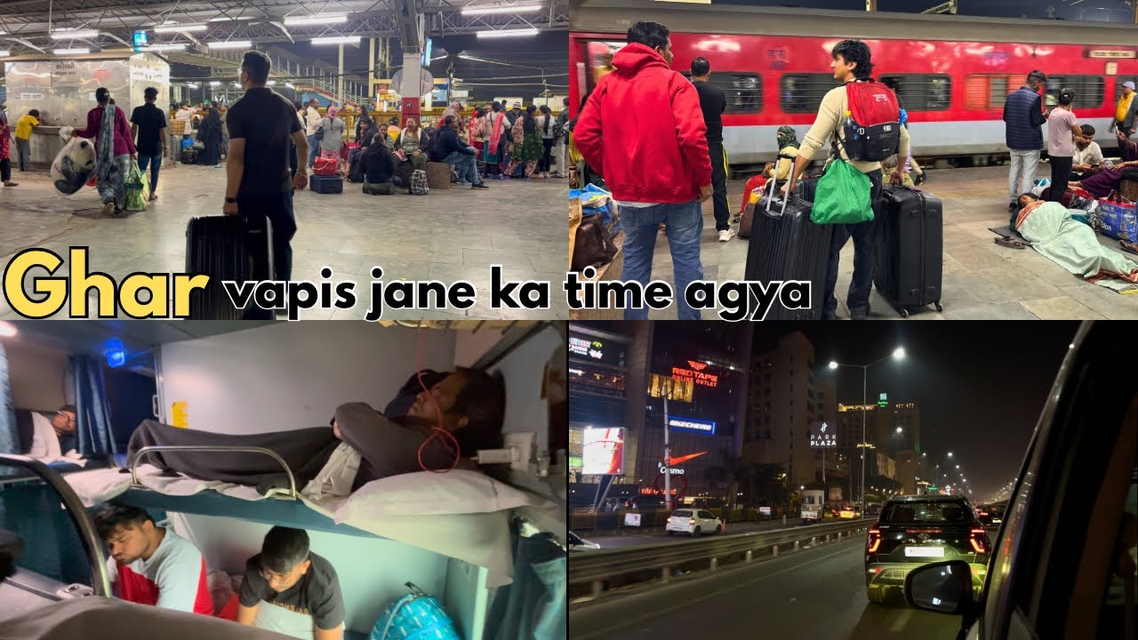 Yahan sara kaam hua khatam 😅Hum chale Ghar vapis 🥳🤪 After almost 24hours i am home 🫨😮‍💨 