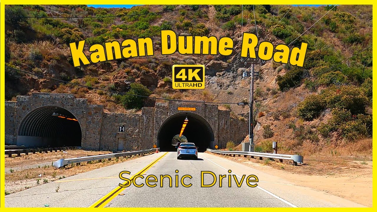 Kanan Dume Road - Scenic Drive | Malibu (PCH) to Agoura Hills | Los Angeles, California [4K]