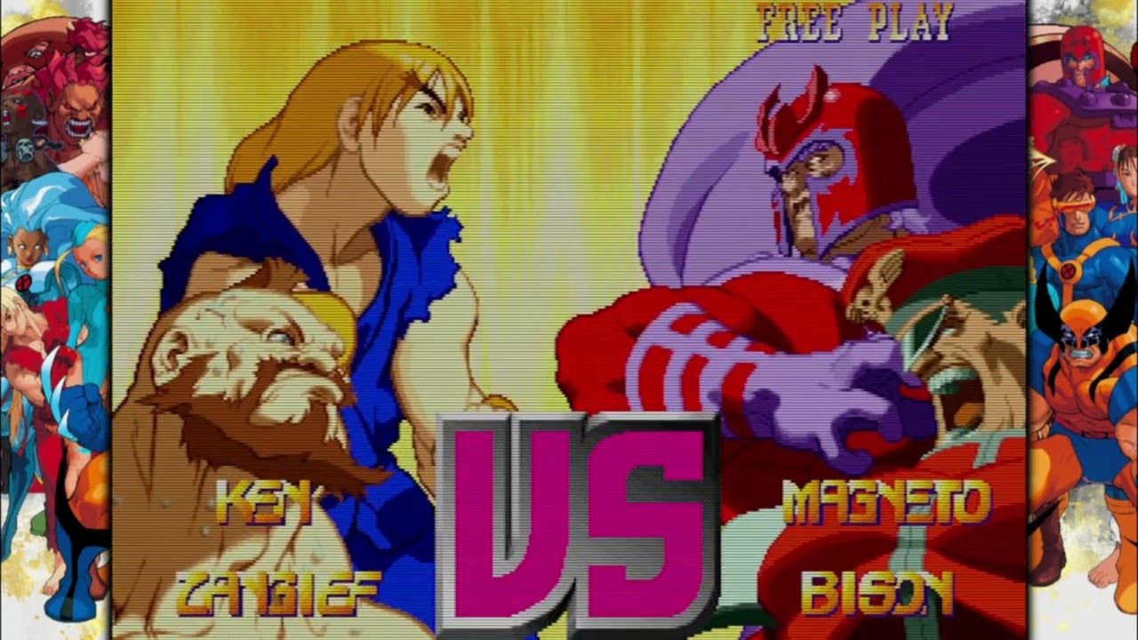 X-Men vs Street Fighter Ken Zangief