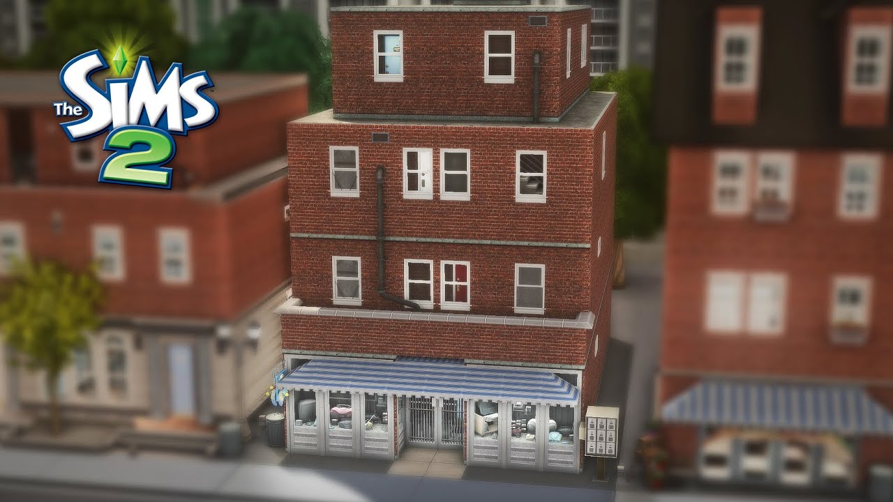 Industrial Apartments | The Sims 2 Speed Build I No CC