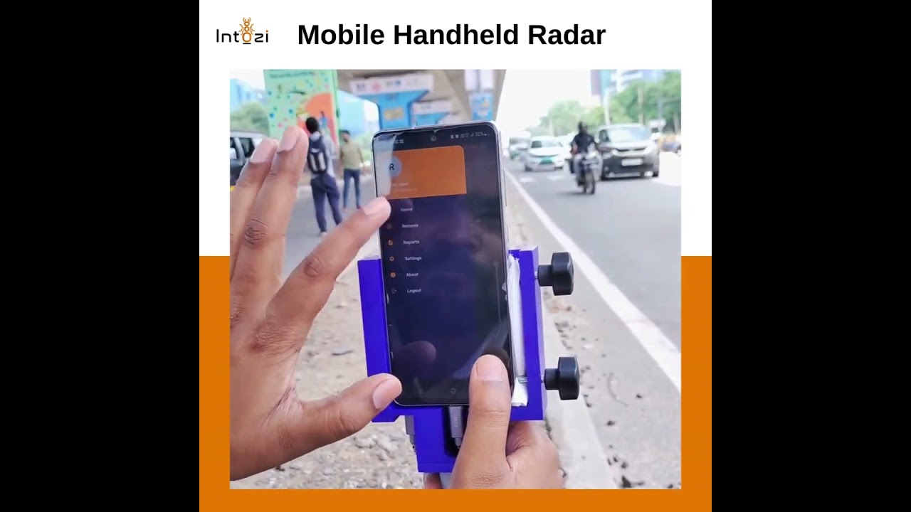 Introducing India's first Mobile Handheld Radar, a trailblazer in traffic enforcement! #innovation