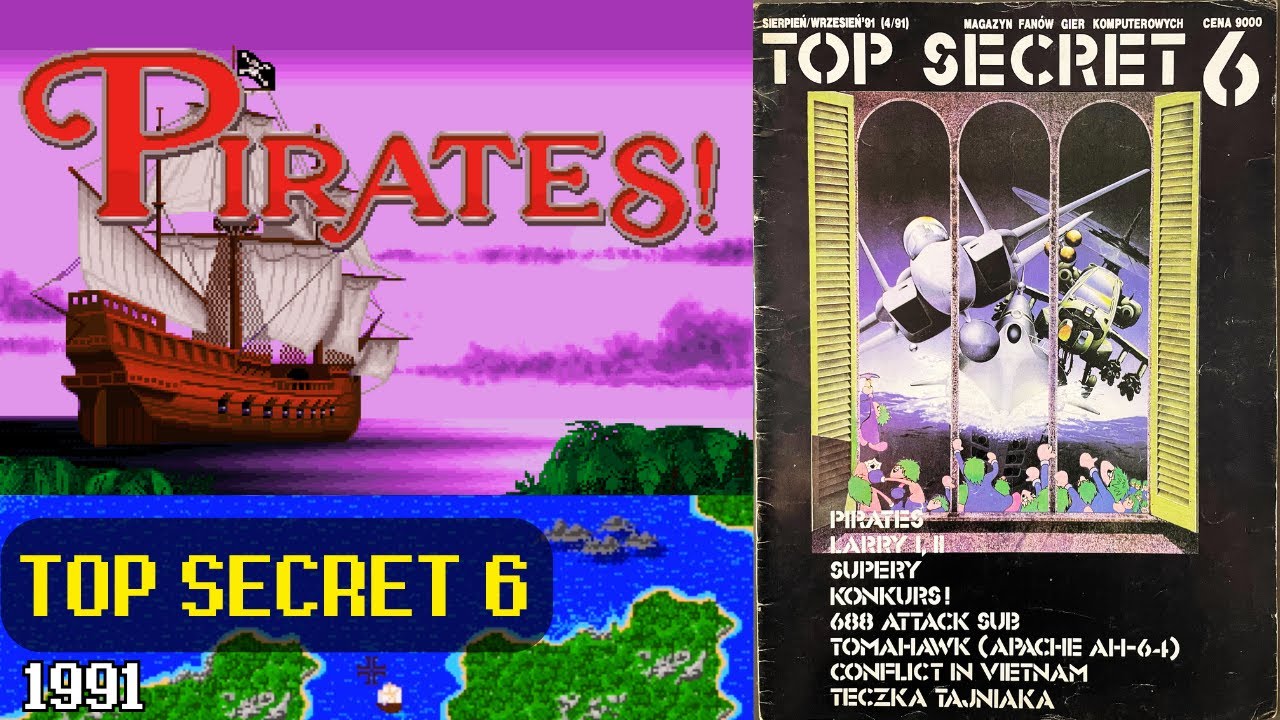 Gry z TOP SECRET 6 (sierpień/wrzesień '91) | Przegląd Retro Prasy