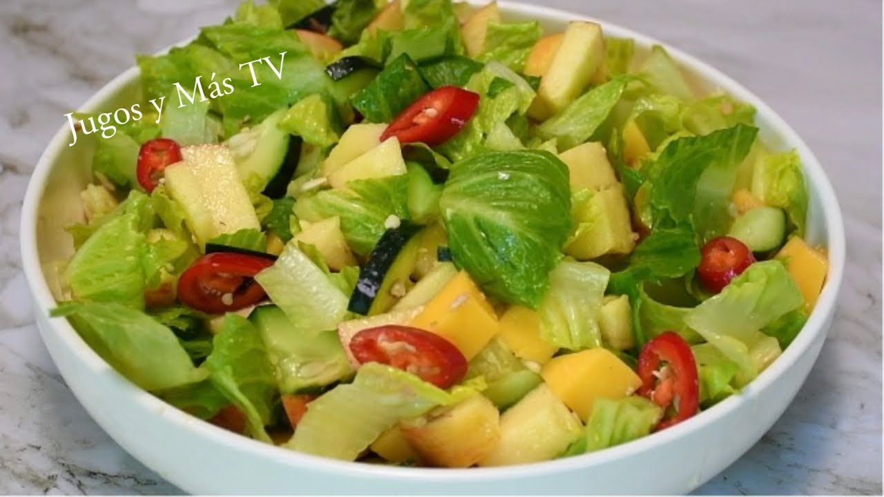 Ensalada de Lechuga con Mango