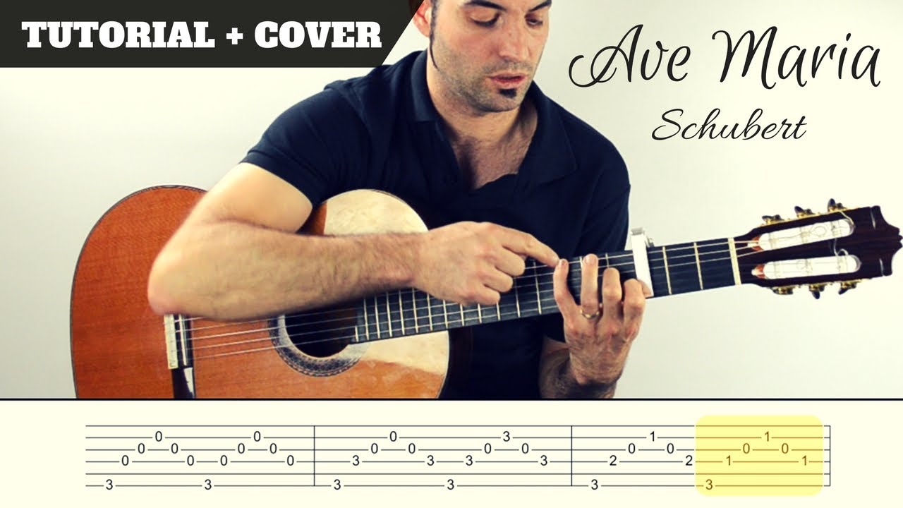 AVE MARIA I SCHUBERT I Tutorial + TABS + COVER I