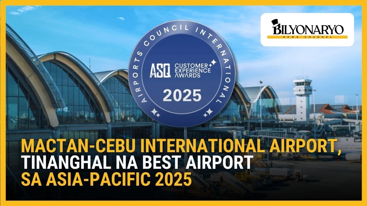 Mactan-Cebu International Airport, tinanghal na Best Airport sa Asia-Pacific 2025 | Agenda