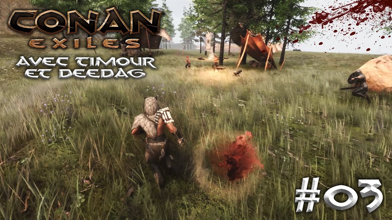 Conan Exiles #3 : La fête des voisins | En coop avec @TimourGaming et @deedag7331