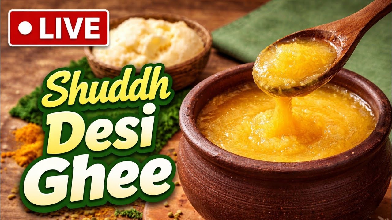 LIVE Cooking Desi Ghee | Bilkul Shuddh & Aromatic Ghee