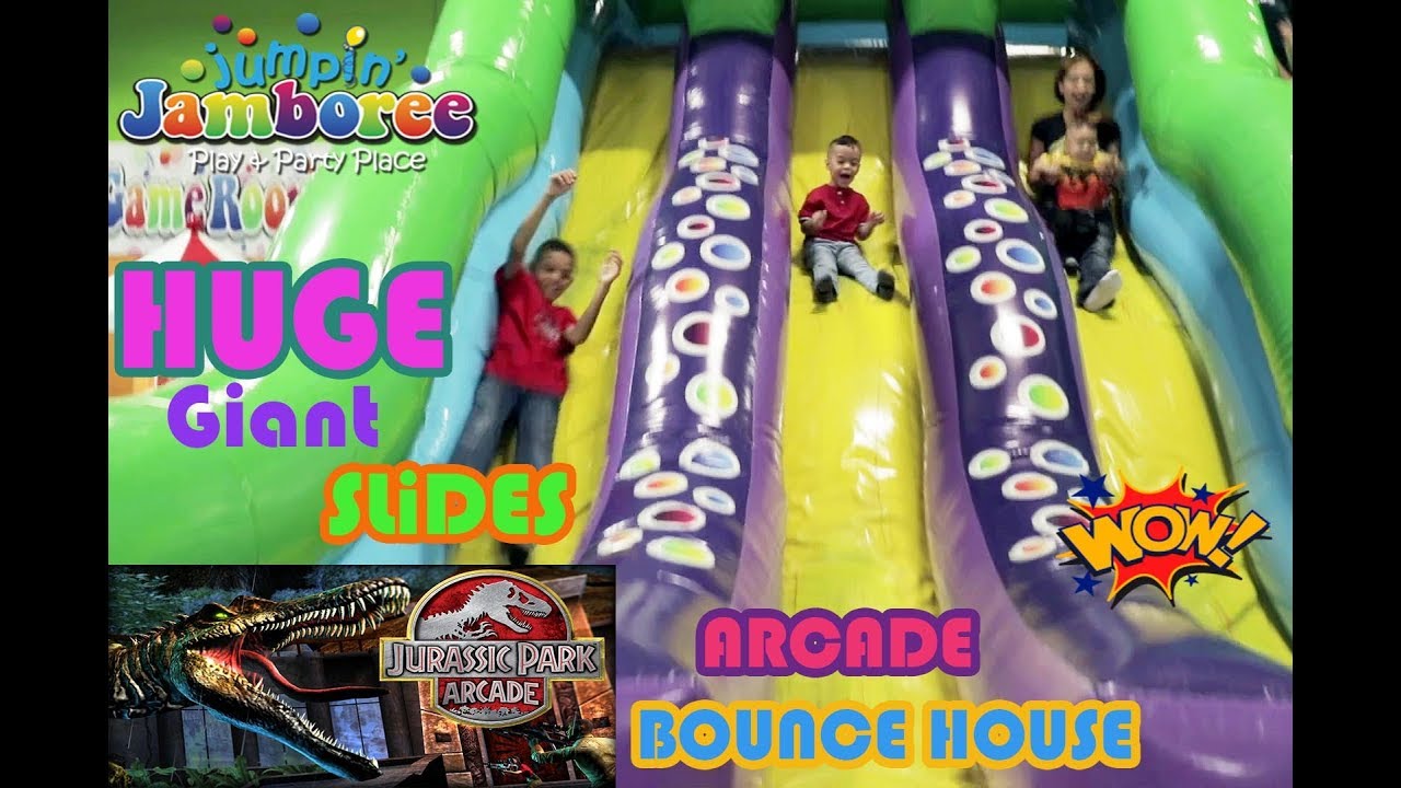 Indoor Playground Fun and Family Ball Pit Slides Arcade at Jumpin Jamboree
