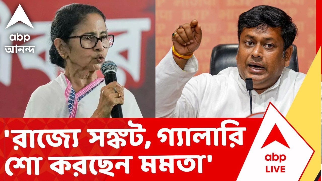 Sukanta Majumder | 'যুদ্ধের জেরে গ্যাস পেতে অসুবিধা হচ্ছে, কিন্তু গ্যালারি শো করছেন মমতা'