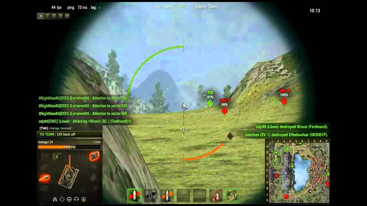 World of Tanks Lowe Gameplay