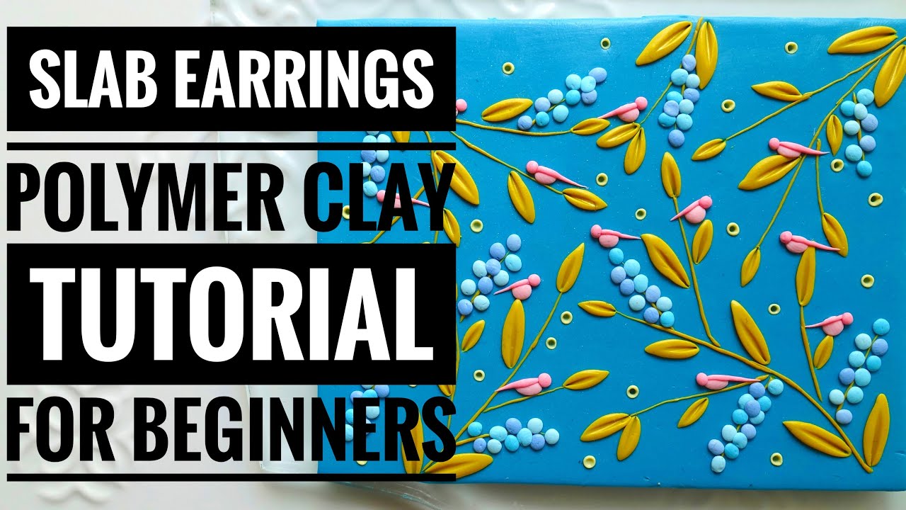 POLYMER CLAY SLAB TUTORIAL CLAY EARRINGS Bird Earrings Tutorial How to make Polymer Clay Earrings