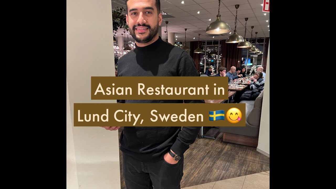 Asian restaurant in Lund city Sweden. Sweden me Asian buffe