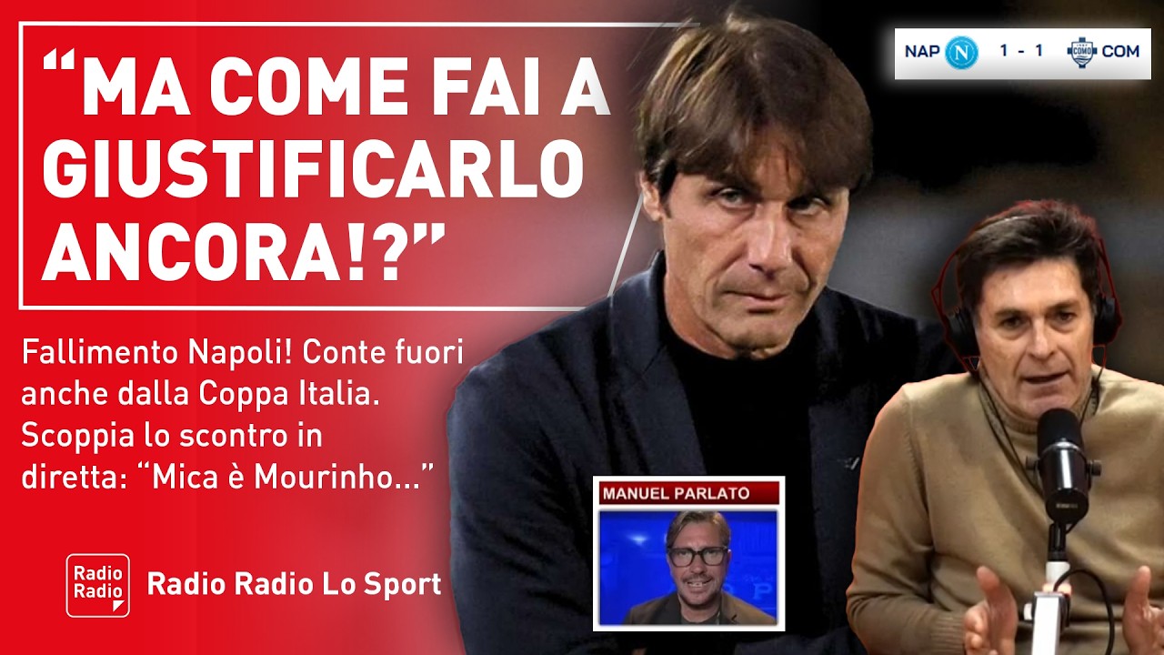 😱ORSI SMONTA CONTE DOPO NAPOLI-COMO: “FUORI DA TUTTO! BASTA SCUSE, HA FALLITO?”