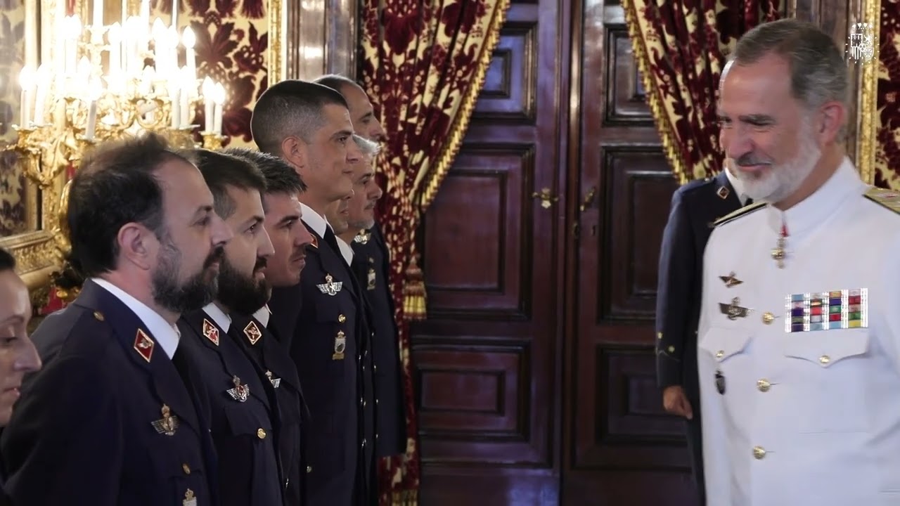 El Rey con la comisión del despliegue del Ejército del Aire y del Espacio “Pacific Skies 2024”