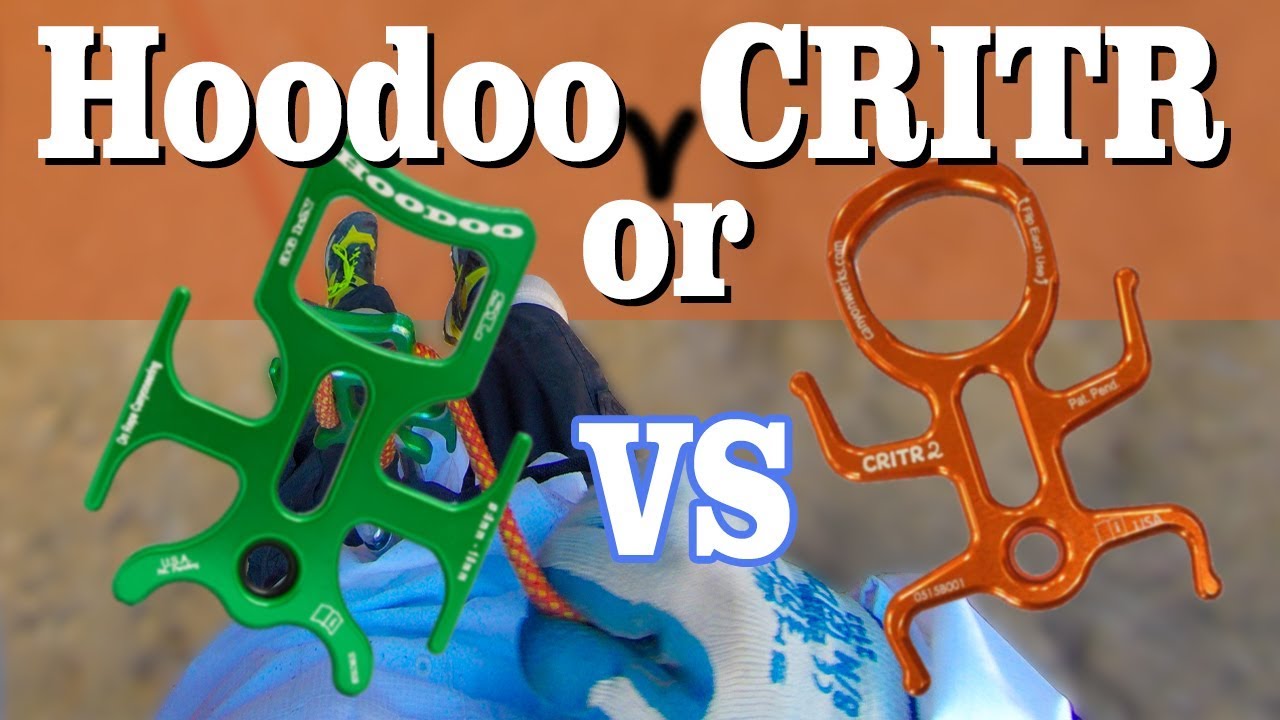 Hoodoo vs CRITR Rappel Device Comparison