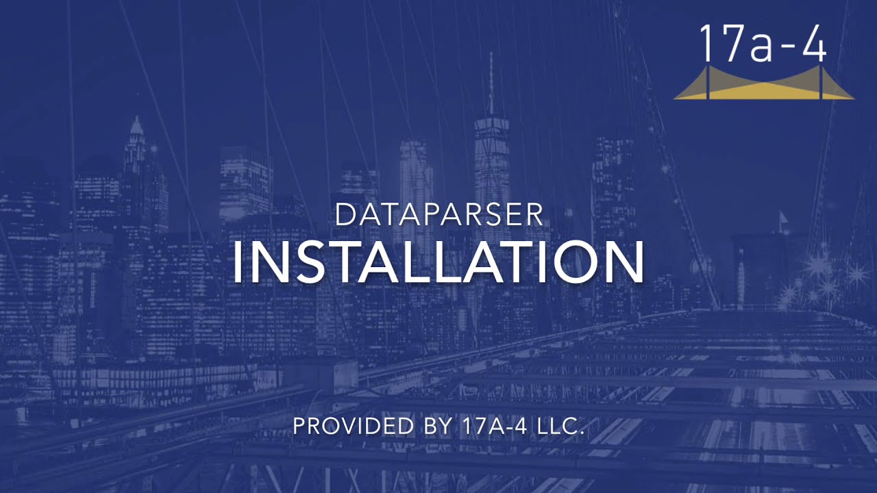 DataParser Installation