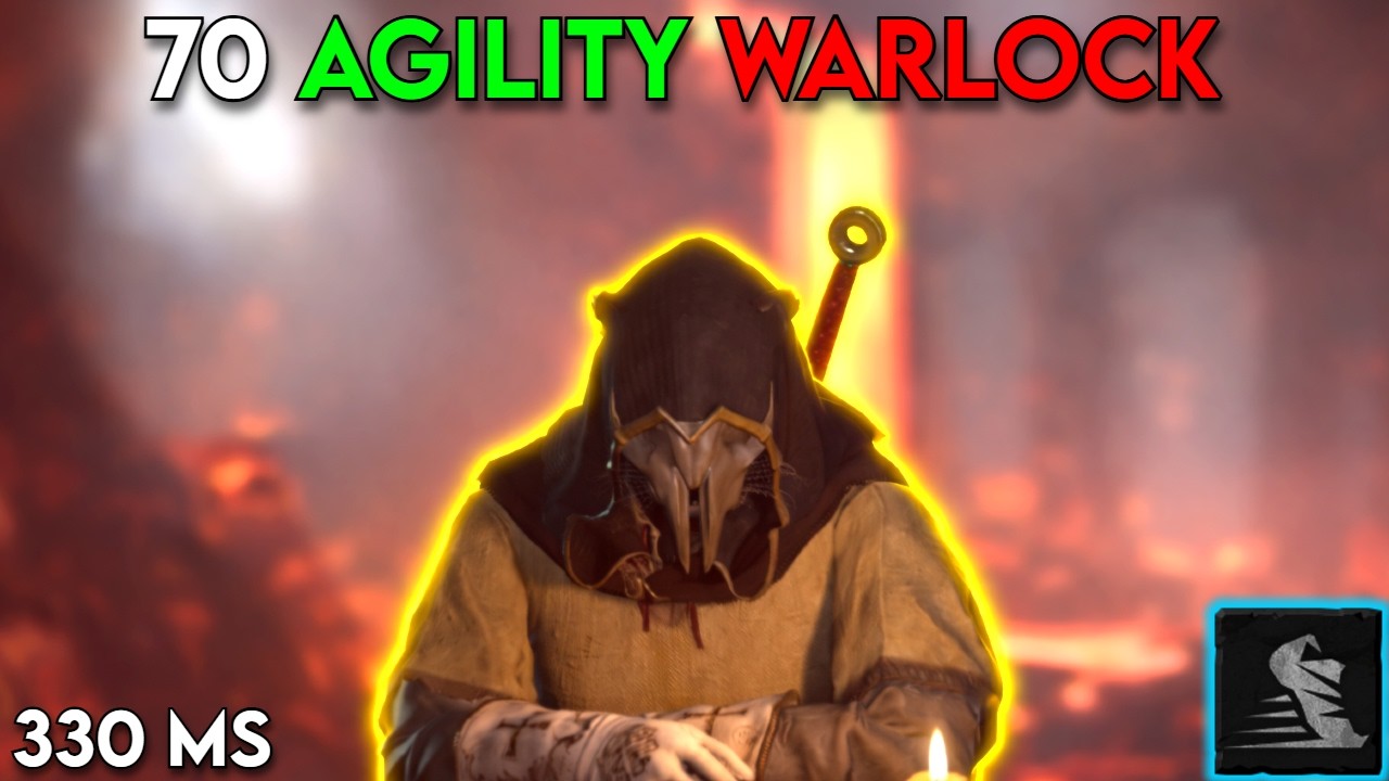 70 AGILITY WARLOCK IS INSANE - Dark and Darker Gameplay