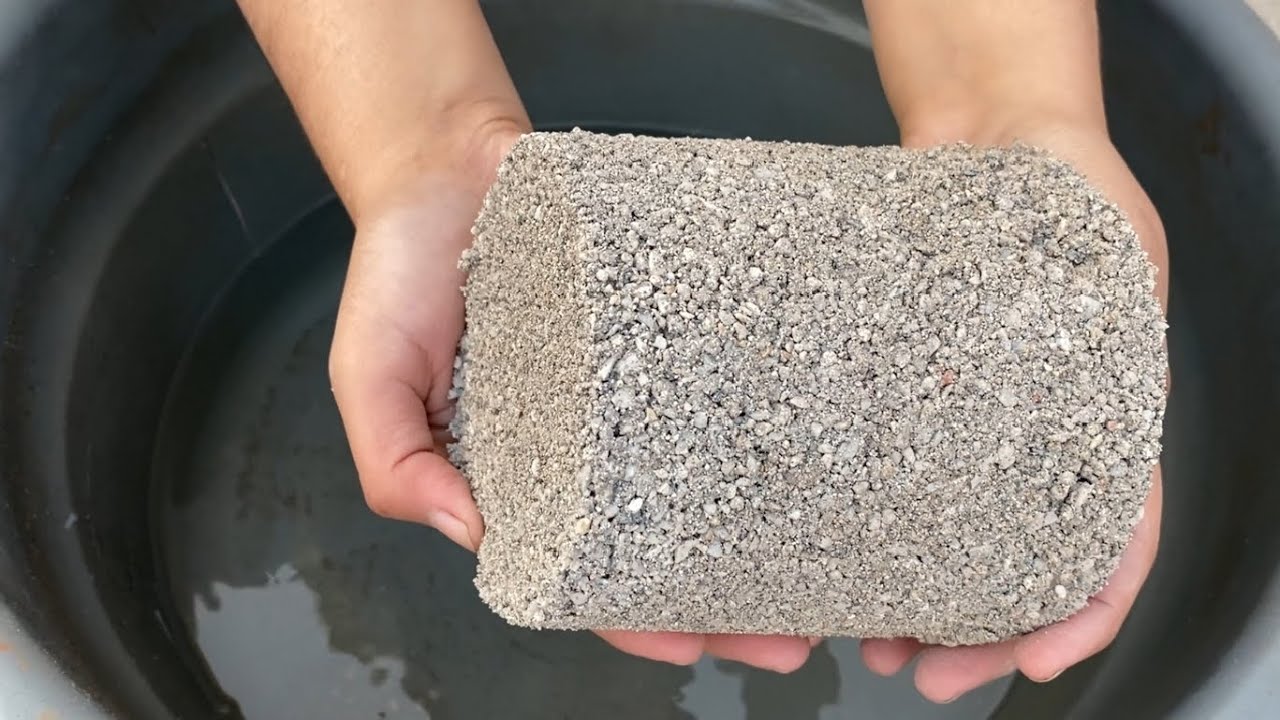 New white stoney cement water crumbling 💦💦#asmr #relax #satisfying RS Craving💕