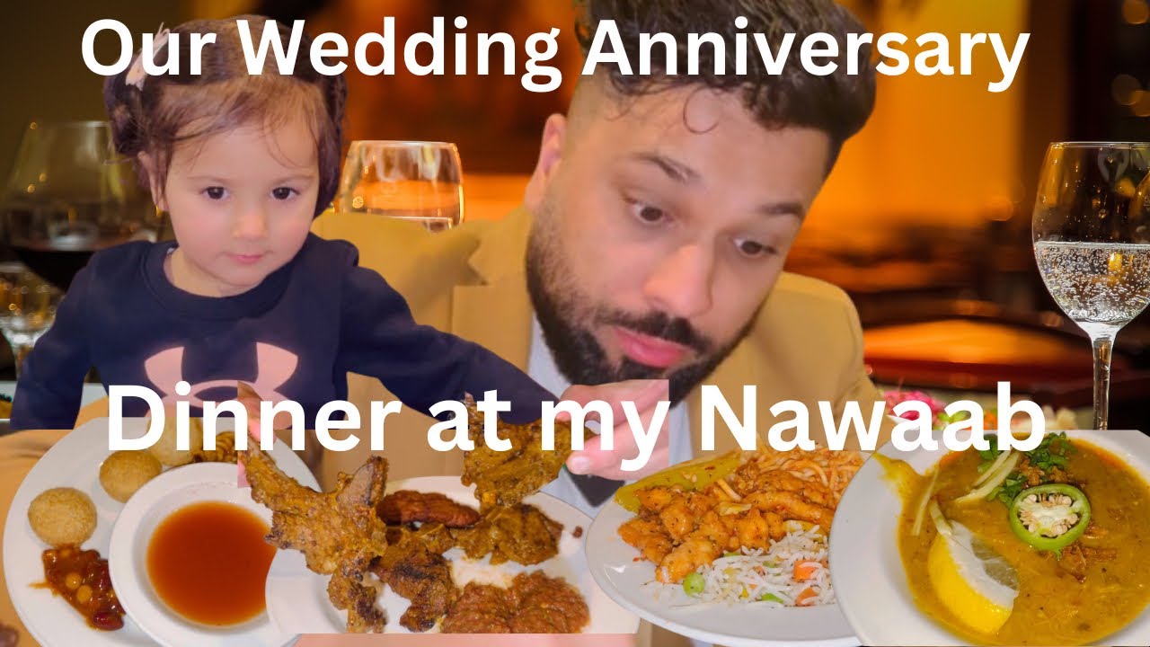 We Celebrated Our 5th Wedding Anniversary At My Nawaab Restaurant! Manchester, UK 🇬🇧