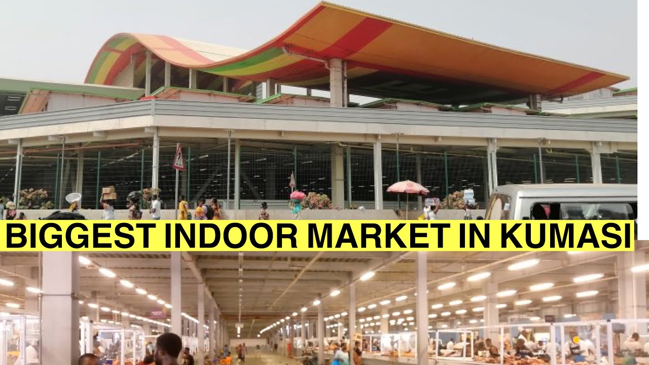 BIGGEST INDOOR MARKET IN GHANA | kejetia market in Kumasi | first indoor market in Kumasi-Ghana