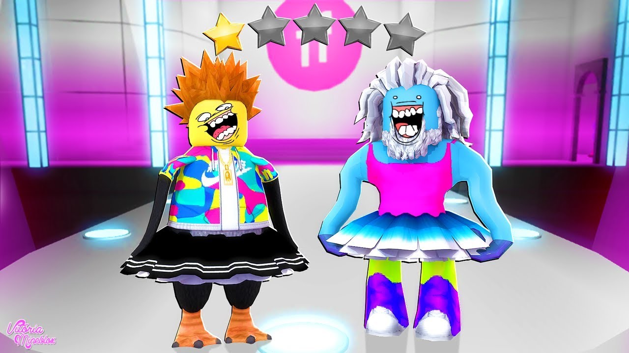 QUEM FICAR MAIS FEIA NO DESFILE GANHA (Roblox - Fashion Famous)