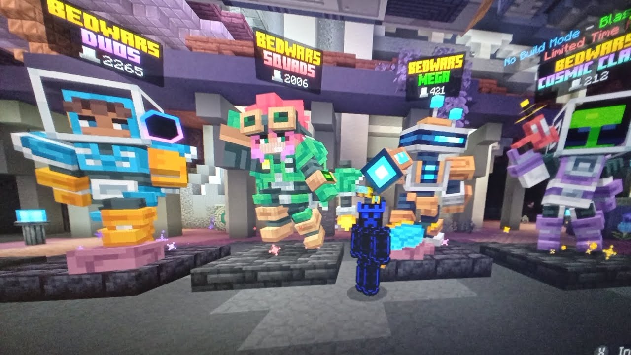 Hive bedwars squads I die a lot (very funny) 😂 