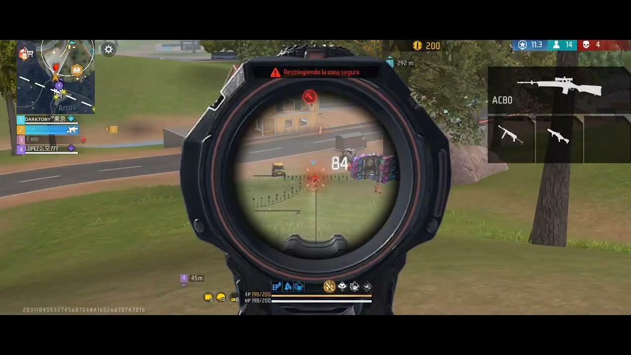 Jugando con mi amigos y un seguidor me dice te reto a jugar con ac80 y  haga minimo 8 kil y aceptamo