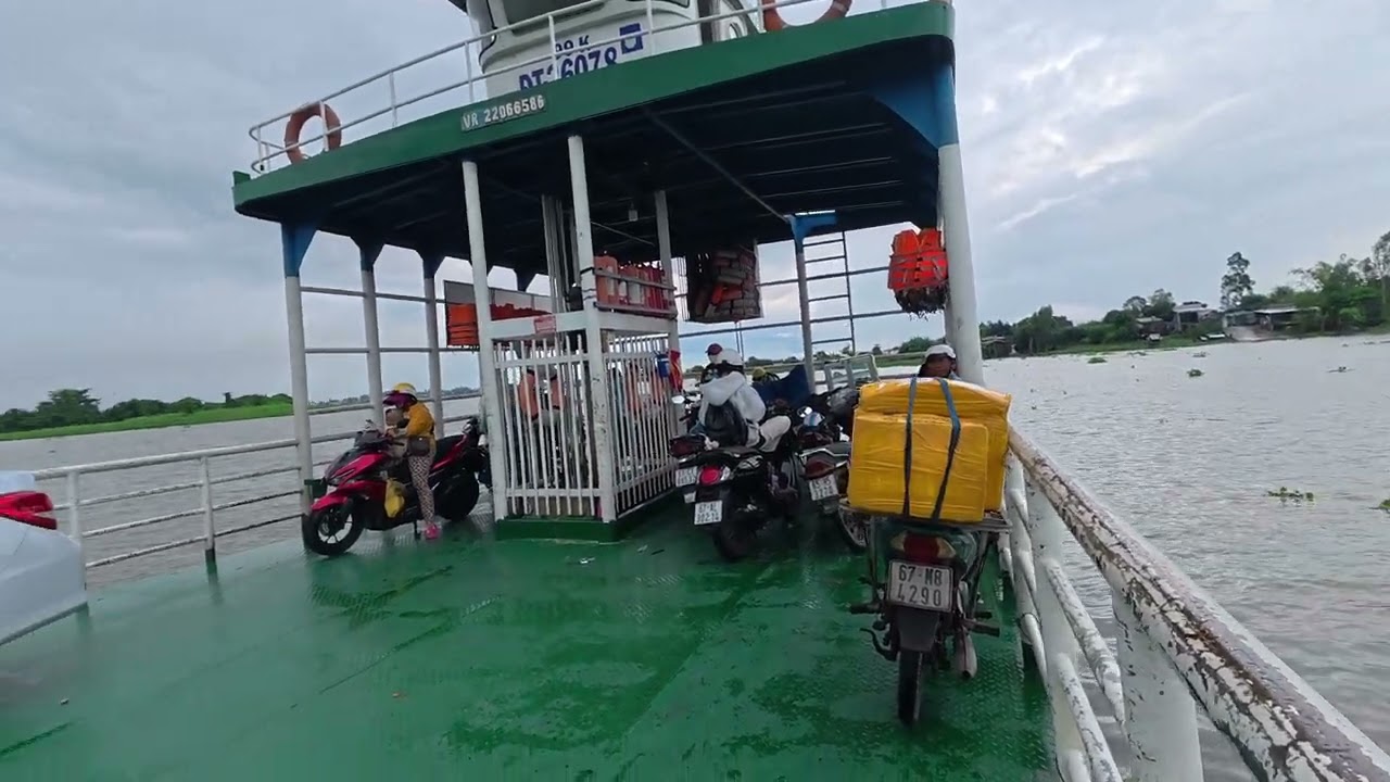 Vd87# Bến ph&agrave; Rạch Gộc nối x&atilde; An H&ograve;a- Ch&acirc;u Th&agrave;nh với Mỹ Hội Đ&ocirc;ng - Chợ Mới Tỉnh An Giang