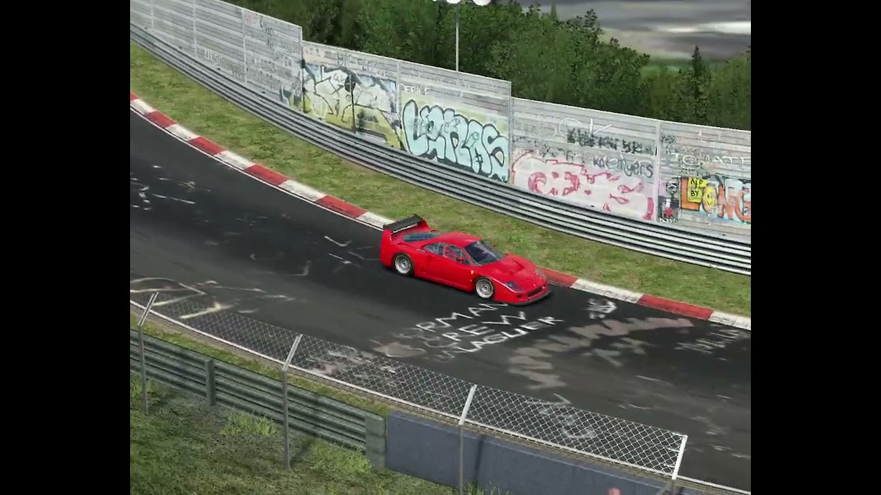 My first Nurburgring lap in the F-40