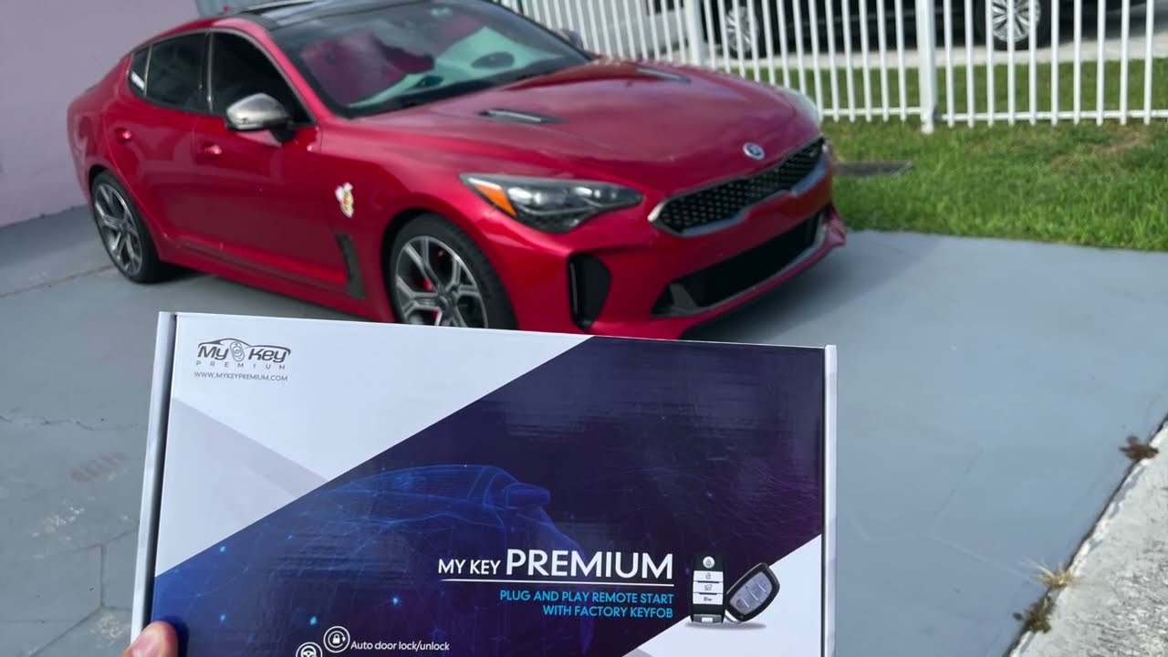 KIA STINGER REMOTE START MY KEY PREMIUM (ENCENDIDO REMOTO)