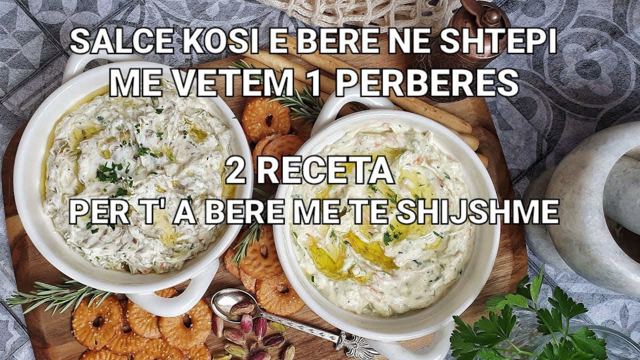 SALCE KOSI E  BERE NE SHTEPI ME VETEM 1 PERBERES- DY RECETA PER T' A BERE ME TE SHIJSHME