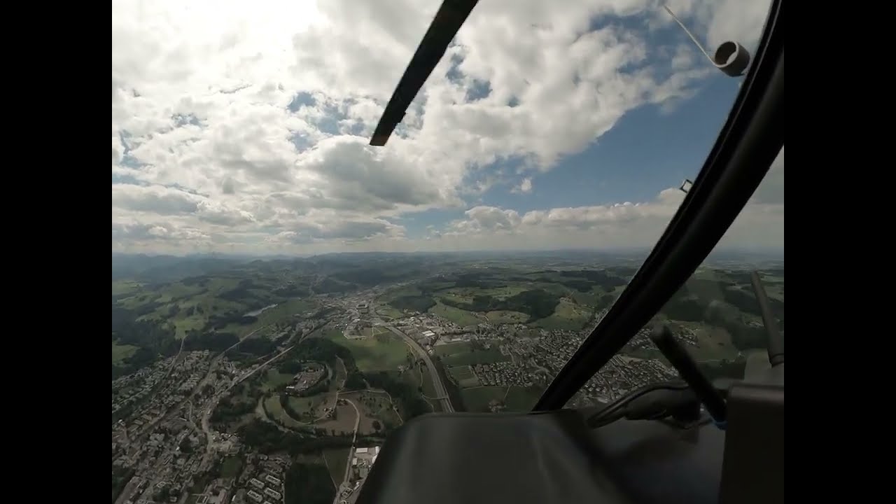 Helicopter Flight from St. Gallen to Säntis, Switzerland🇨🇭