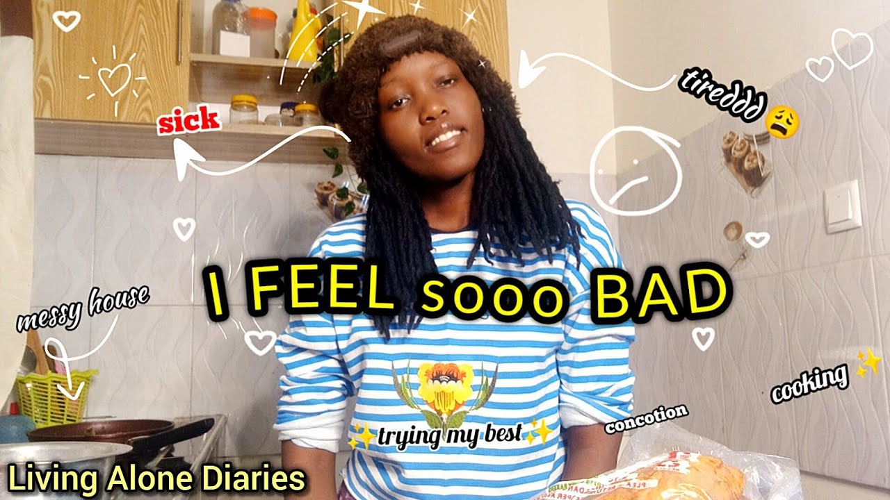 How being SICK while Living Alone looks like (Vlog) ... Vlogmas 24🎄
