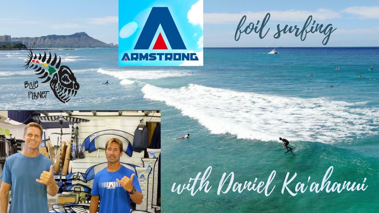 Armstrong Foil lineup for prone surf foiling with Daniel Ka'ahanui