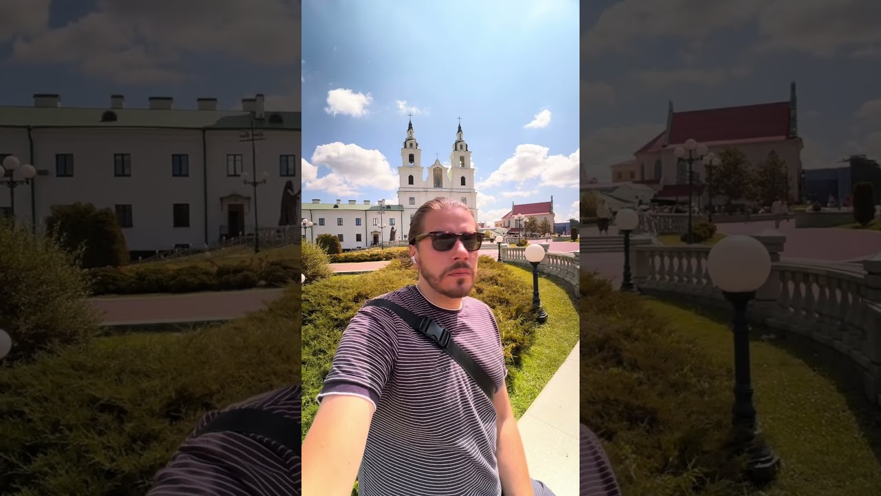 ⛪️The Holy Spirit Cathedral is one of the city's main architectural landmarks. Its white walls and