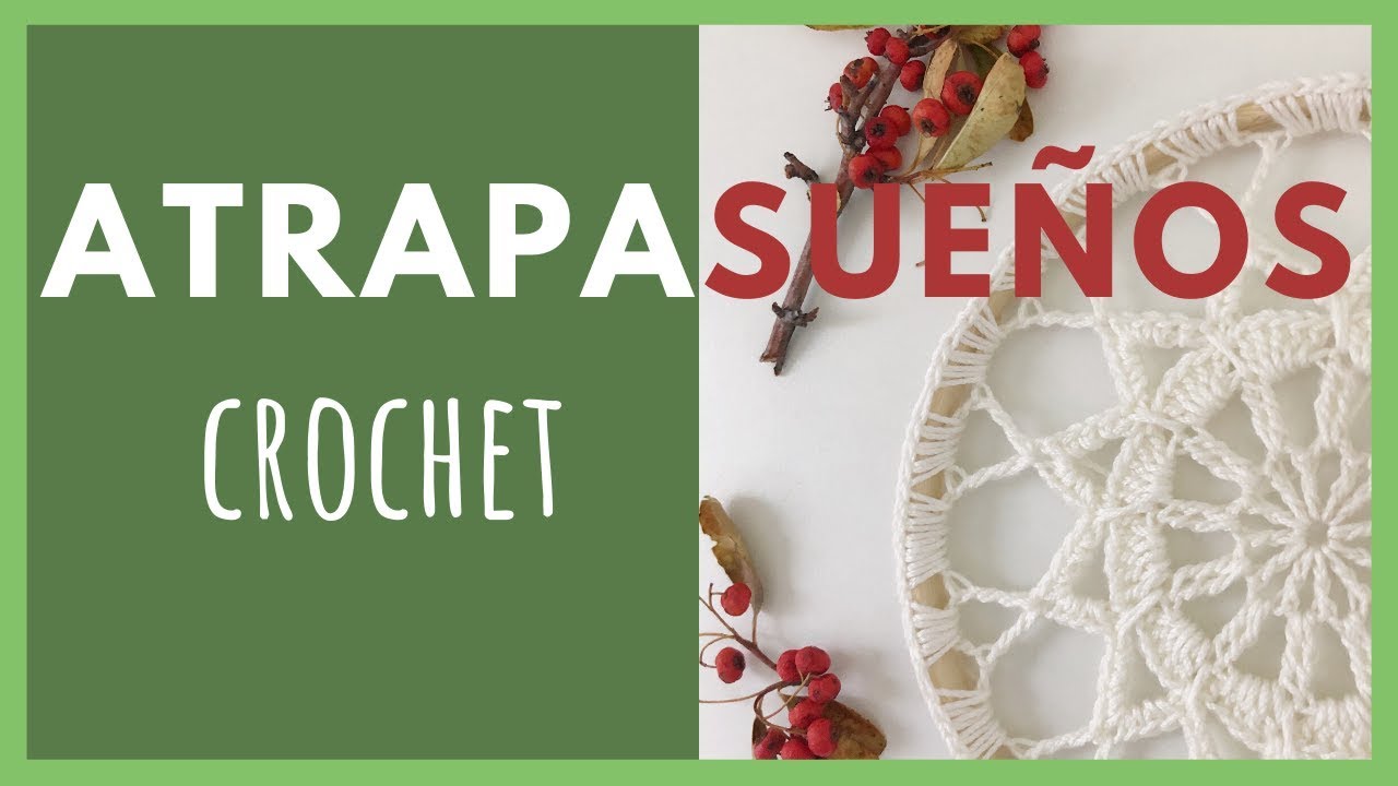 CÓMO HACER UN ATRAPASUEÑOS FACIL CON CROCHET