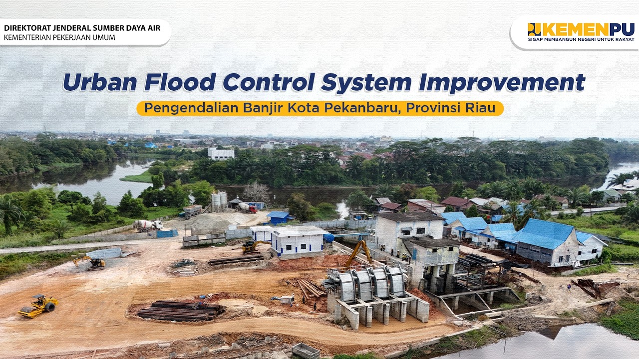 Rasyid tidak mau rumahnya banjir lagi - Rumah Pompa Sungai Siak, Kota Pekanbaru Riau